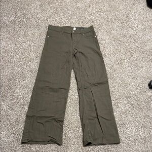 Women's Olive Green Jeans